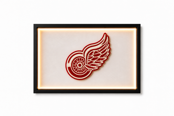 Red Wings Framed